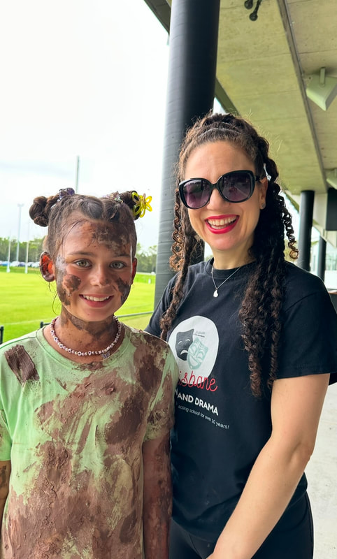 Marianna Psaltis with her Student, Hannah Wecker as the Lead in an AFL Australia Commercial December 2024